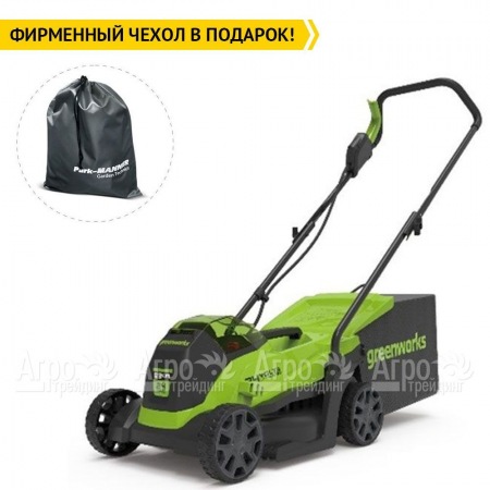 Газонокосилка аккумуляторная GreenWorks GD24LM33K4 в Москве