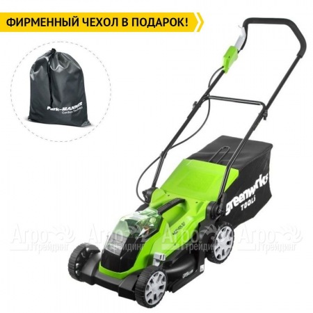 Газонокосилка аккумуляторная GreenWorks G-Max G40LM35K2 40V 35 см в Москве