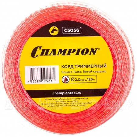 Корд триммерный Champion Square Twist Duo 2.0мм, 126м (витой квадрат)+нож  в Москве