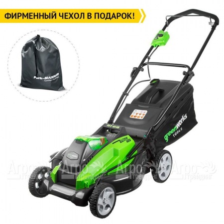 Газонокосилка аккумуляторная GreenWorks G40LM45K6 в Москве