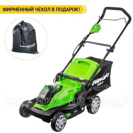 Газонокосилка аккумуляторная GreenWorks G40LM41K3 в Москве