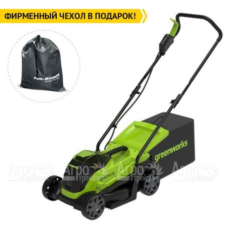 Газонокосилка аккумуляторная GreenWorks GD24LM33K2  в Москве