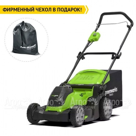 Газонокосилка аккумуляторная GreenWorks G40LM41 (без аккумулятора и зарядного устройства) в Москве