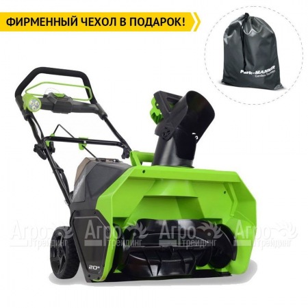 Снегоуборщик аккумуляторный GreenWorks G-Max GD40ST (без батареи и зарядного устройства) в Москве